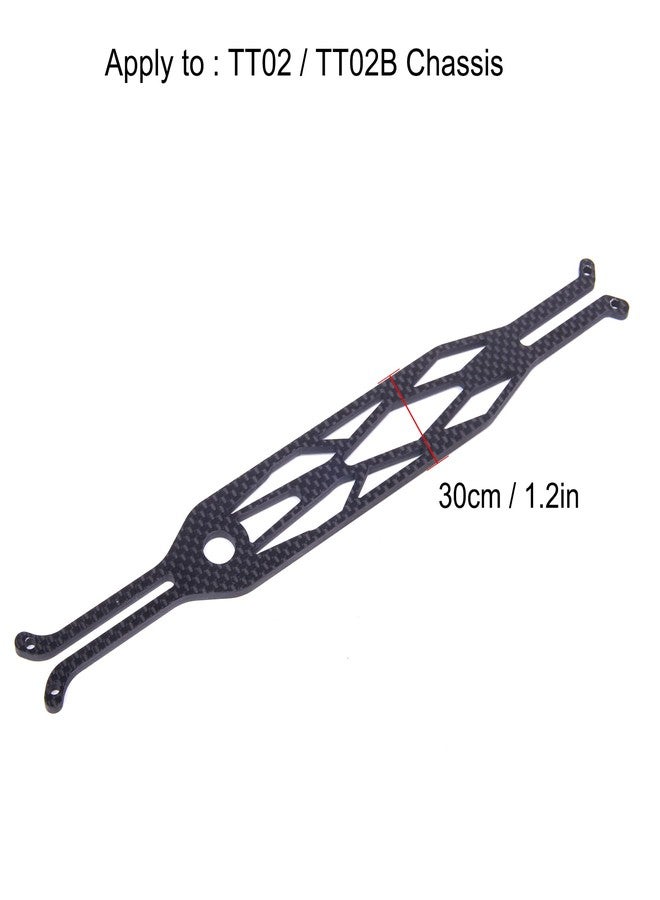 TOOMOD Carbon Fiber Upper Top Deck for Tamiya TT-02 TT-02B RC On-Road Off-Road Car Chassis Upgrades Parts - Image 2